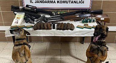 Muş'ta silah ve mühimmat ele geçirildi