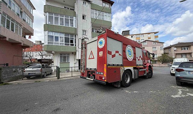 Mutfakta çıkan yangın söndürüldü