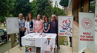 Nazilli'de vatandaşlara kalp sağlığı anlatıldı