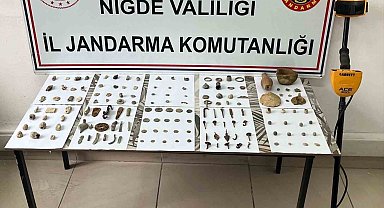 Niğde'de 'Anadolu Mirası' operasyonu: 145 tarihi eser ele geçirildi