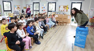 Nilüfer'de miniklere geri dönüşüm eğitimi
