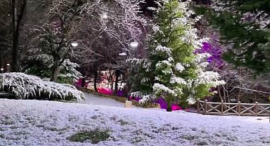 Nisan karı mest eden manzaralar oluşturdu