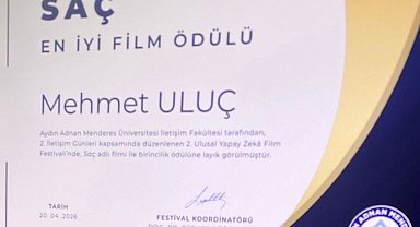 Ödülünü Filistin'e ithaf etti