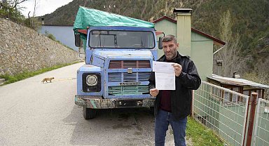 Odunluk olarak kullanılan kamyona kesilen köprü cezası Bakan Uraloğlu'nun talimatıyla iptal edildi