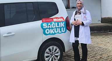 Oltu'da köylere mobil araçla sağlık desteği