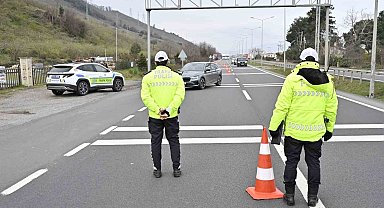 Ordu'da bir haftada yaklaşık 20 bin araç ve sürücüsü denetlendi