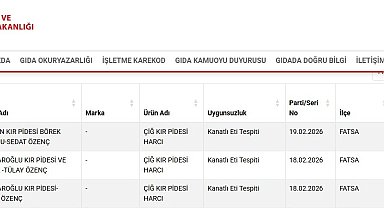 Ordu'da kır pidesi harcından 'kanatlı eti' çıktı