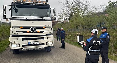 Ordu'da ağır tonajlı araçlara sıkı denetim