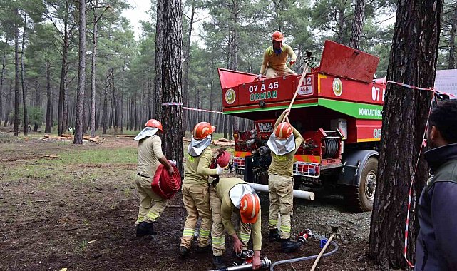 Ormancılar Antalya'da kıyasıya yarıştı