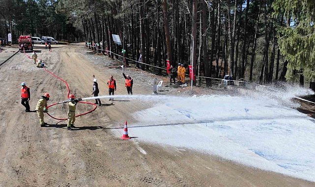 Ormancılar kıyasıya yarıştı