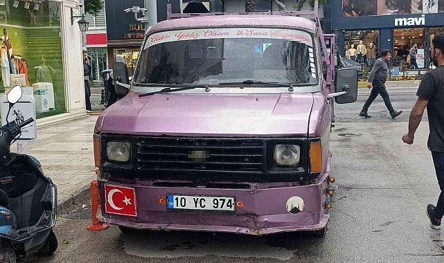 Park yasağını ihlal eden kamyonet hacizli ve yakalamalı çıktı