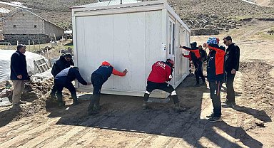 Patnos'ta deprem sonrası barınma ihtiyacı karşılandı
