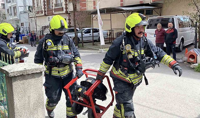 Prizde unutulan saç kurutma makinesi yangın çıkarttı, ekipler harekete geçti