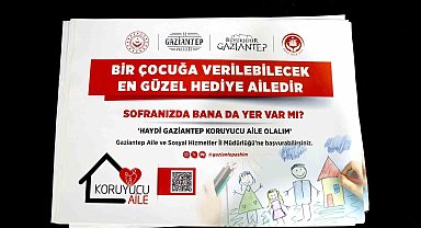 "Haydi Gaziantep Koruyucu Aile Olalım" ve "Sofranda Bana da Yer Var mı" temalı yemek altlıkları tanıtıldı