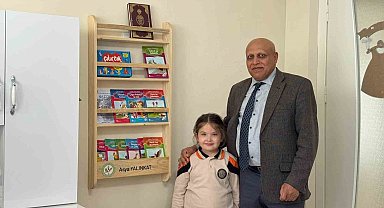 "Her Ev Kütüphane Olsun" Projesiyle 170 öğrencinin evine kütüphane