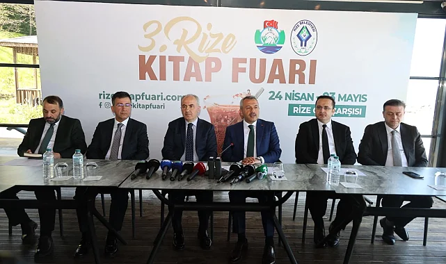 Rize 3. Kitap Fuarı kapılarını açıyor