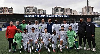 Şahinbey Ampute'den gol şov: 5-0
