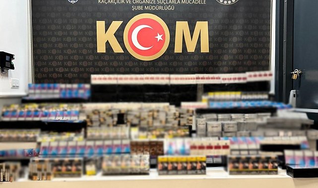 Saman yüklü tırlarda yaklaşık 5 bin paket kaçak sigara ele geçirildi