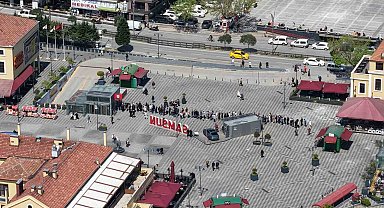 Samsun'da şampiyonluk maçı heyecanı: Biletler için kuyruk oluştu