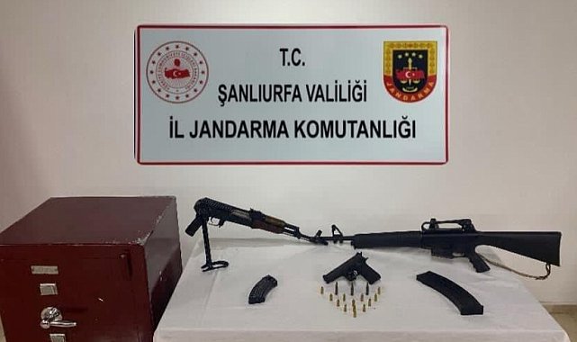 Şanlıurfa'da 3 adet ruhsatsız silah ele geçirildi