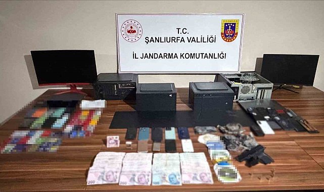 Şanlıurfa'da dolandırıcılık operasyonu: 14 gözaltı