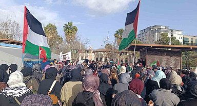 Şanlıurfalı kadınlardan İsrail'in idam yasasına tepki