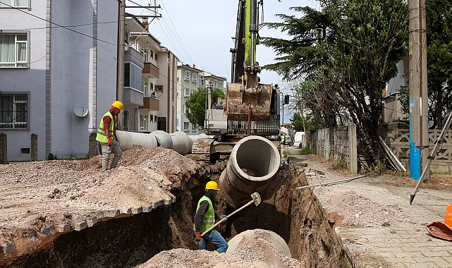 SASKİ'den yeni yağmur suyu hattı
