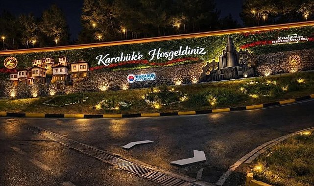 Şehir girişlerine estetik görünüm kazandırılıyor