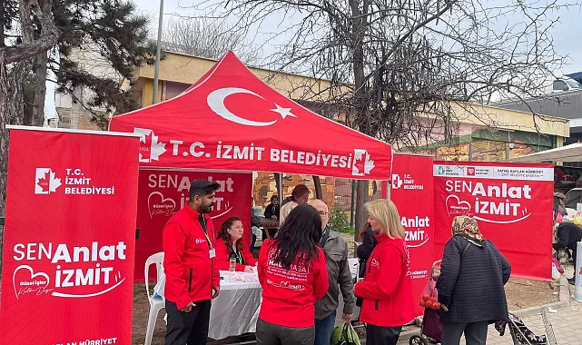 "Sen Anlat İzmit" Perşembe Pazarı'nda 