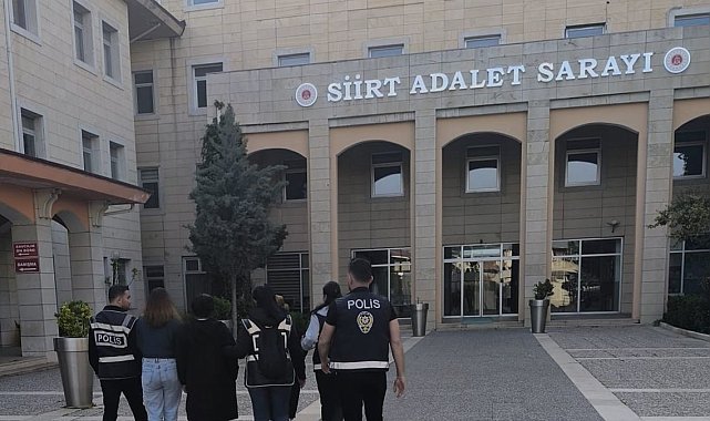 Siirt'te hırsızlık girişiminde bulunan 3 kadın tutuklandı