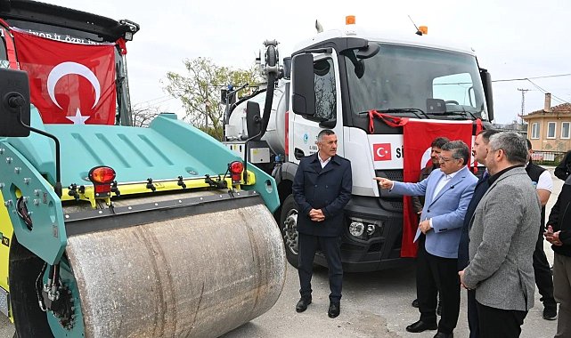 Sinop'a 22,1 milyonluk iş makinesi takviyesi