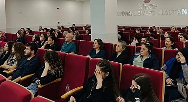 Sinop'ta hastane personeli afetlere karşı bilinçleniyor