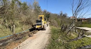Sinop'ta kırsal yollarda bakım çalışmaları