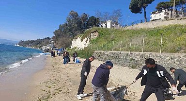 Sinop'ta sahil temizliği