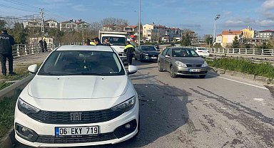 Sinop'ta zincirleme kaza: 1 yaralı