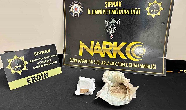 Şırnak'ta çocuk bezine gizlenmiş eroin ele geçirildi: 1 gözaltı