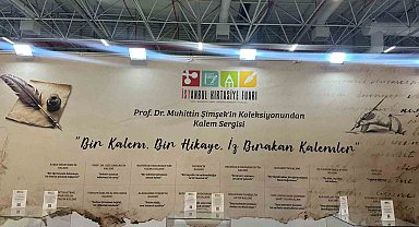 Tarihe iz bırakan kalemler, 32'nci İstanbul Kırtasiye Fuarı'nda sergilendi