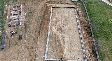 Taşköprü Belediyesi'nin inşa ettiği atlı turizm merkezi yükseliyor