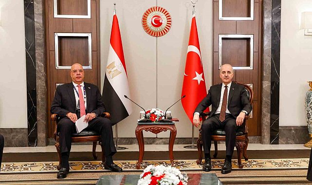 TBMM Başkanı Kurtulmuş, Mısır Temsilciler Meclisi Başkanı Badawy ile görüştü