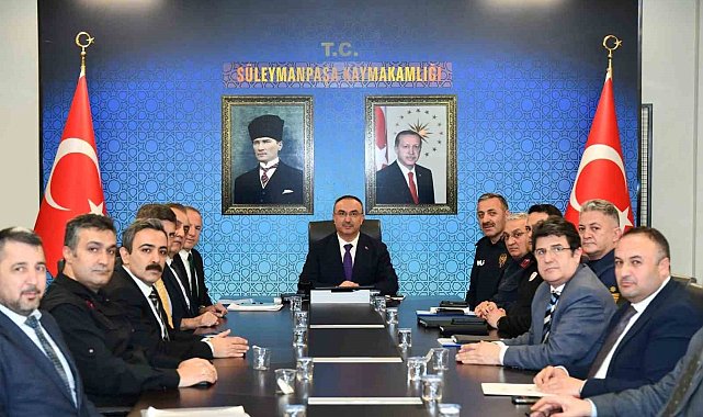 Tekirdağ'da "Plajlarda Yaz Tedbirleri" toplantısı gerçekleştirildi