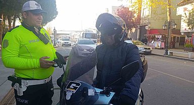 Tekirdağ'da trafik denetimi: 65 araç kontrol edildi