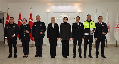 Tercan'da Polis Haftası etkinlikleri kapsamında ziyaretler gerçekleştirildi