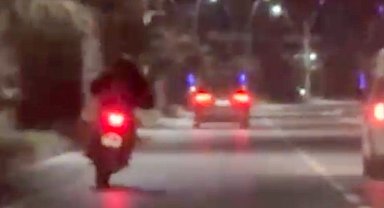 Terör estiren motosiklet sürücüsü yakalandı: 770 bin TL ceza