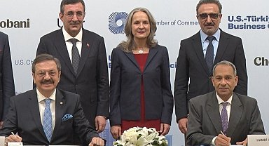 TOBB Başkanı Hisarcıklıoğlu: "Türkiye'de ve ABD'de ticaret ve yatırım ilişkilerini güçlendirmeye yönelik çok sayıda etkinliği birlikte hayata geçiriyoruz"