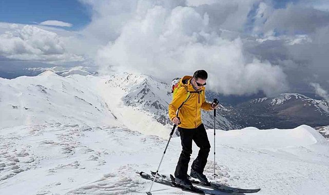 Tomarza'da yeni kayak rotası keşfedildi