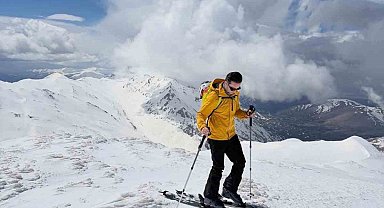 Tomarza'da yeni kayak rotası keşfedildi