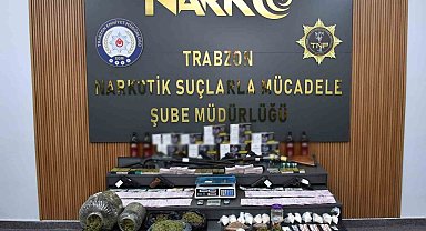 Trabzon merkezli 5 ilde uyuşturucu operasyonu