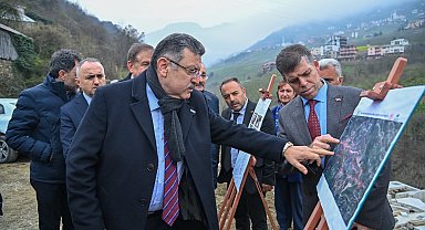 Trabzon'da Düzköy'e dev altyapı yatırımı