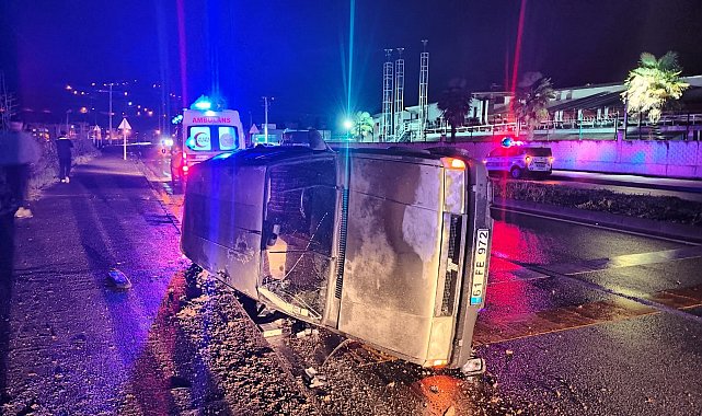 Trabzon'da trafik kazası: 2 yaralı