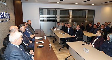 Trabzon'da Başkan Genç'ten Hizmet-İş'e ziyaret